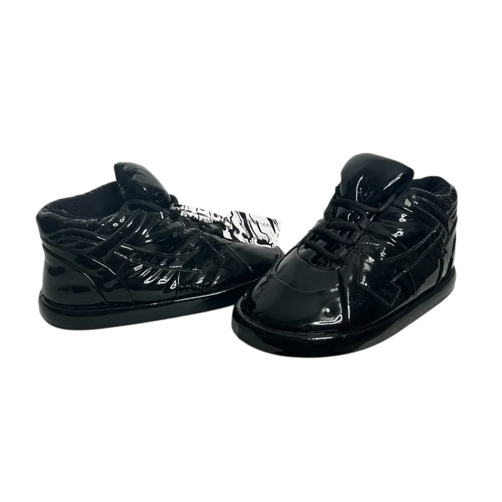 Off-White Women’s Bump High Sneaker Black Size EU 38 US 7.5/8 Made in Italy